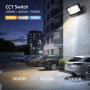 Beneito Polaris 5700 Proiettore Led Outdoor 200W 115° Ip65 Nero Opaco 