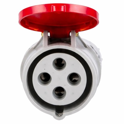 Ecova Presa Industriale Mobile CEE Trifase Rossa 380V 3P+T IP44 6h
