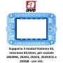 Supporto Placche AVE S44 Per Scatole Rettangolari Con Viti