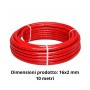 Tubo Multistrato Multylayer Rivestito Rosso Per Impianti Idrotermosanitari