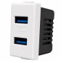 Doppia Presa USB Da Incasso Per Ricarica Rapida E Ordinata