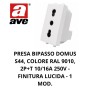 Presa Bipasso AVE Domus S44 Per Impianti Civili
