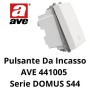 Pulsante Da Incasso AVE 441005 Per Impianti Elettrici