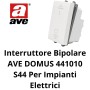 Interruttore Bipolare AVE DOMUS 441010 S44 Per Impianti Elettrici