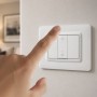 Interruttore Bipolare AVE DOMUS 441010 S44 Per Impianti Elettrici