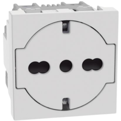 BTICINO MATIXGO Presa Standard Italiana P40 2P+T 16A 250Vac Contatti Laterali