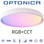 Plafoniera LED 40W RGB CCT Bianca con Telecomando e Memoria