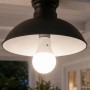 Lampadina LED Goccia A60 E27 9W 4000K 810Lm con Sensore Crepuscolare