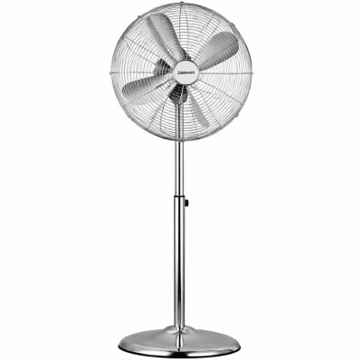 Ventilatore A Piantana Cromato Zephir Pf40Cr Per Ambienti Freschi