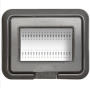 Bticino Luna Placca IP55 Autoportante 3 Posti Antracite 24603L