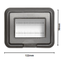 Bticino Luna Placca IP55 Autoportante 3 Posti Antracite 24603L