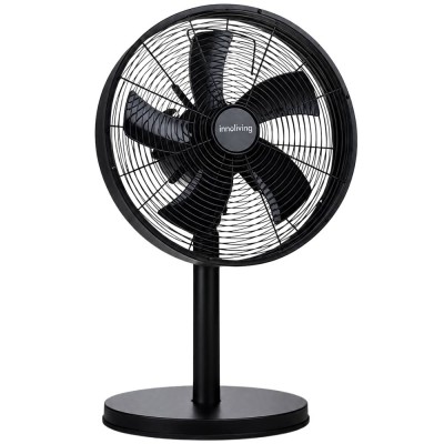 INNOLIVING Ventilatore Da Tavolo In Metallo 35 Cm Tre Velocità