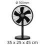 INNOLIVING Ventilatore Da Tavolo In Metallo 35 Cm Tre Velocità