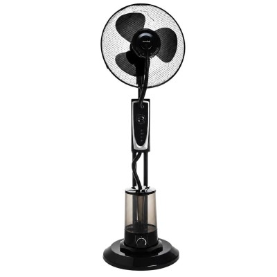 Ventilatore A Piantana Con Nebulizzatore 40 Cm 75W E Timer