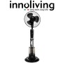 Ventilatore A Piantana Con Nebulizzatore 40 Cm 75W E Timer