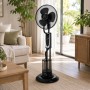 Ventilatore A Piantana Con Nebulizzatore 40 Cm 75W E Timer