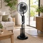 Ventilatore A Piantana Con Nebulizzatore 40 Cm 75W E Timer
