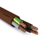 Cavo Elettrico Gommato Marrone  Multipolare FS18OR18 3 Fili