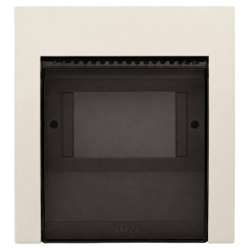 Coperchio IP40 con Portello Fumé per Scatole da Incasso 5 Moduli DIN