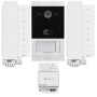 Kit Citofonico Audio Bifamiliare 2 Fili da Parete