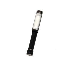 Torcia in Alluminio Nero con Magnete e  Clip di Fissaggio 3 Batteria AA Incluse