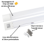 Plafoniera LED 10 Watt Slim Lineare Batten 30 Centimetri  Risparmio Energetico