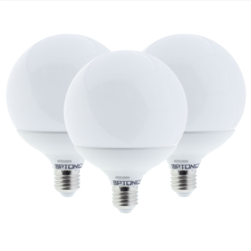 Lampadina LED Globo E27 18Watt Resa 108Watt Risparmio Energetico 4500K Pezzi 3