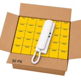 Citofono da Parete Bianco con Due Pulsanti Multifilo 30 pezzi
