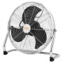 Ventilatore da Terra Cromato 45 cm con Tre Velocità