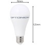 Lampadina LED E27 A65 17W 1710 Lumen per Illuminazione Interna