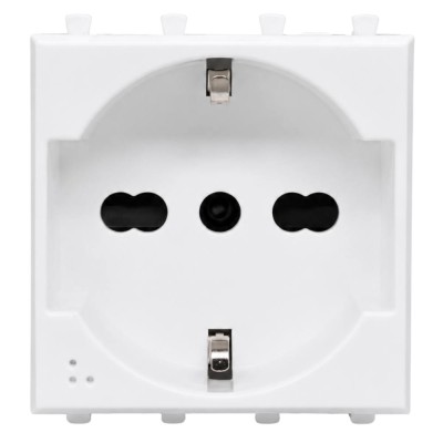 Presa Schuko Bipasso 2P+T 10/16A 250V Serie S44