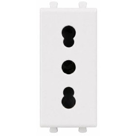 Presa Bipasso 2P+T 10/16A 250V Serie S44 Per Uso Domestico E Professionale