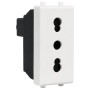 Presa Bipasso 2P+T 10/16A 250V Serie S44 Per Uso Domestico E Professionale