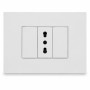 Presa Bipasso 2P+T 10/16A 250V Serie S44 Per Uso Domestico E Professionale