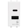 Alimentatore USB da Incasso Tipo A e C 5V 3A Serie S44