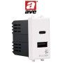 Alimentatore USB da Incasso Tipo A e C 5V 3A Serie S44