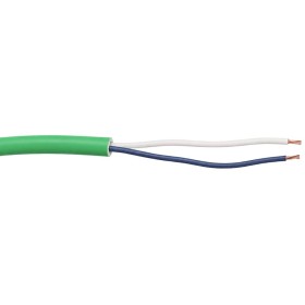 Cavo Videocitofonico 2X0,50 mm² Twistato non Schermato Verde
