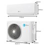 Climatizzatore Diloc Mirò 18000 Btu Inverter R32 A+++ Pompa Di Calore
