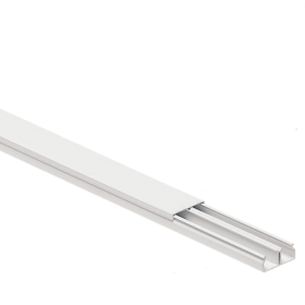 Canale Bianco Portacavi PVC Rigido Autoestinguente 30x10mm Barra 2 Metri