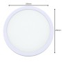 Pannello Led Rotondo 24W 3CCT Bianco IP20 1680 LM