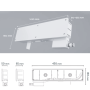 DRY SAFE BOX Cassetta di Predisposizione con Sifone A Secco 430x160x65 mm