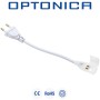 Spina Di Alimentazione Bianca 5X10Mm per Led di Optonica IP20
