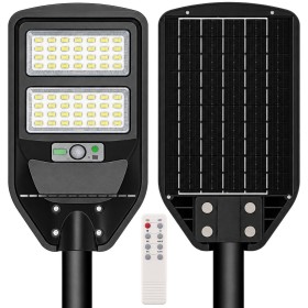 Lampada a Led Solare Stradale IP65 con Telecomando 8W Luce Fredda 6000k Plastica Accensione istantanea -20 °C / +40 °C