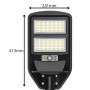 Lampada a Led Solare Stradale IP65 con Telecomando 8W Luce Fredda 6000k Plastica Accensione istantanea -20 °C / +40 °C