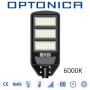 Optonica Lampada Stradale Solare Led 12W per Esterni Luce fredda 6000K 12Ah IP65 -20 °C / +40 °C 25.000 ore 12Ah