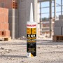 Sigillante Poliuretanico Friulsider S60 Giunti Lamiere Elastico Verniciabile Acciaio Inox Calcestruzzo Legno Mattoni