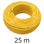 Cavo Twistato Audio Video Giallo 2X1 mm² per Videocitofonia 2 poli doppino PVC bassa tensione resistente