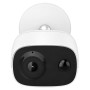 Proxe Telecamera Wifi 3Mp a Batteria per Sicurezza Interna ed Esterna Notifica Push di Allarme PIR 145° Portata 10 Metri