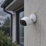 Proxe Telecamera Wifi 3Mp a Batteria per Sicurezza Interna ed Esterna Notifica Push di Allarme PIR 145° Portata 10 Metri