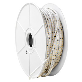 Striscia LED 220V c.a. IP65 Bianco neutro 4500K LED SMD Dimmerabile 25.000h ambienti interni ed esterni Rotolo 50 Metri